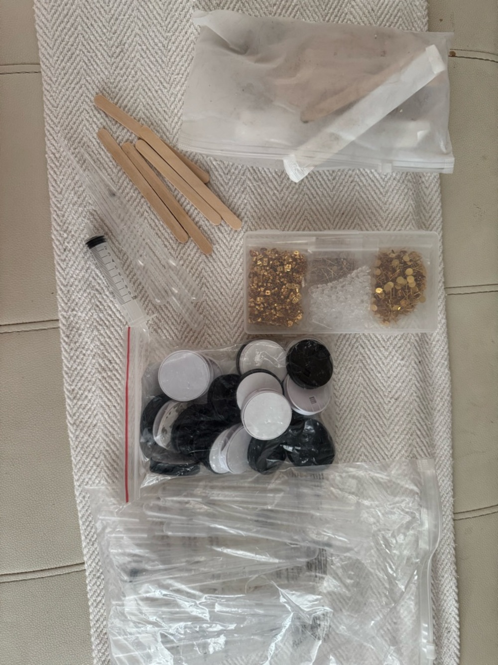Resin Craft Supply Bundle DIY Jewelry Making Tools & Findings Lot